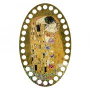 Porta filati - Il bacio (ovale)