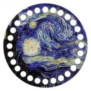 Porta filati - Notte stellata (rotonda)