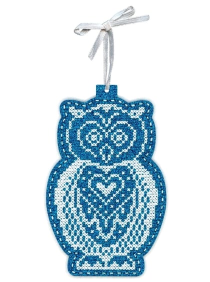 Decorazione in feltro - Snowy Owl