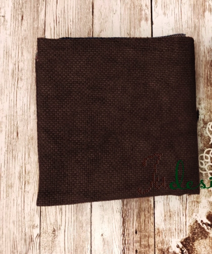 Lino Belfast 32ct - Dark Soil Intense
