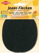 Toppe Ovali di Jeans - Nero