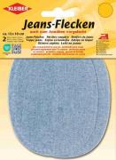 Toppe Ovali di Jeans - Azzurro