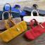 Mini Borsa in Tela Cerata - Rosso