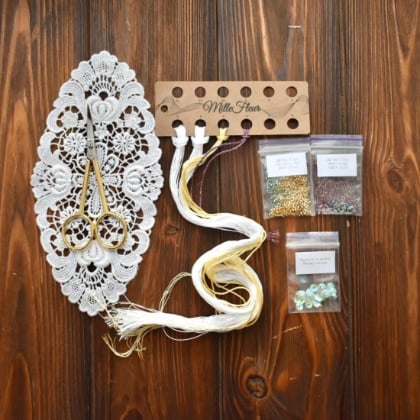 Threads, Beads Pack - Hydrangea, Fall Version