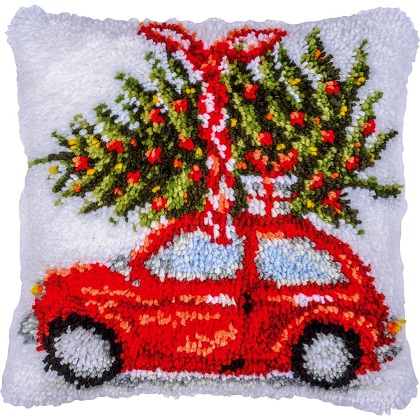 Cuscino - Auto di Natale