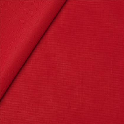 Tessuto Madapolam - Rosso