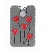 Set Feltro - Porta Telefonino Cuore