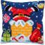 Cuscino - Babbo Natale nel camino