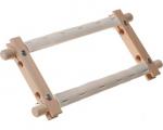 Telaio Rotante in Legno per Ricamo e Arazzo 15x9"