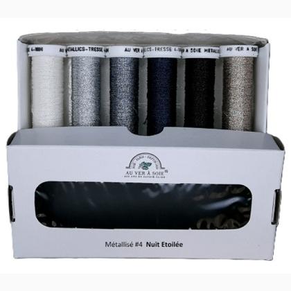 Tressé Métallisé 4 - Pack 6 tonalità - Nuit étoilée