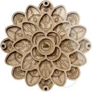 Scatola porta perline – Mandala floreale 2