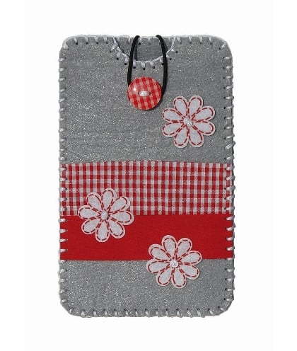 Set Feltro - Porta Telefonino Fiori