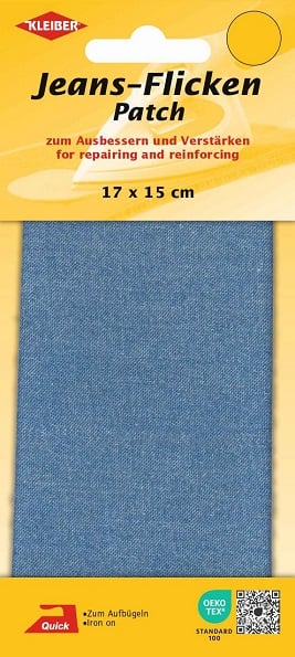Teletta Termoadesiva Jeans - Azzurro
