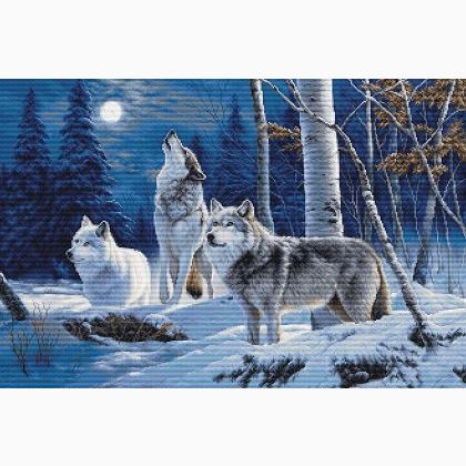 The Howl of Wolves and the Winter Moon - Mezzopunto