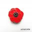 Red Poppy Bloom Needle Minder