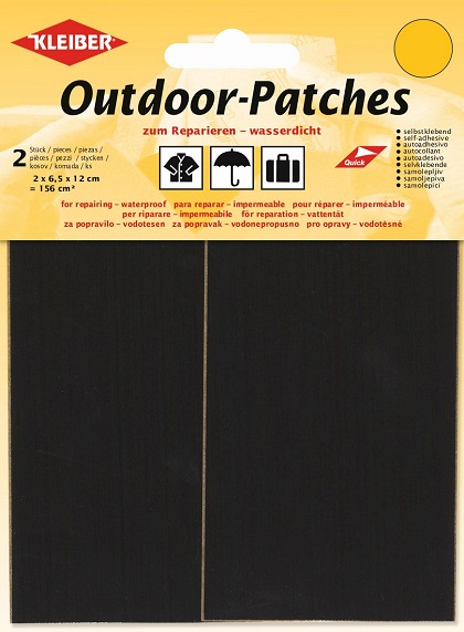 Pezze da Riparazione Outdoor - Nero