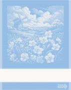 Asciugapiatti - Paesaggio 1 - Blu