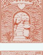 Asciugapiatti - Happy Farm - Mattone