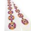 Banda con fiori – rosso-arancione