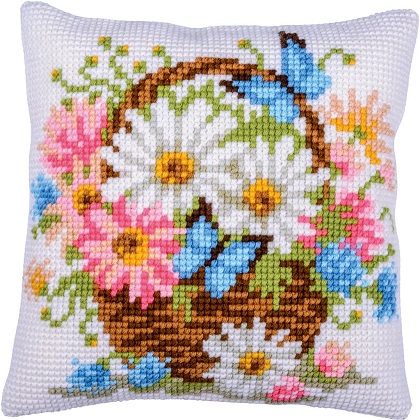 Cuscino - Cesta di fiori