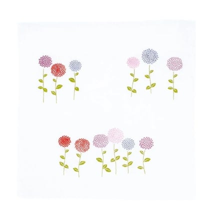 Fazzoletto di mussola di cotone - Dahlia Purple