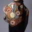 Setsugekka Kimono with Chrysanthemum on Flowing Water - Black