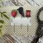 Strawberry and Thread Pins