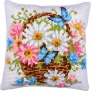 Cuscino - Cesta di fiori