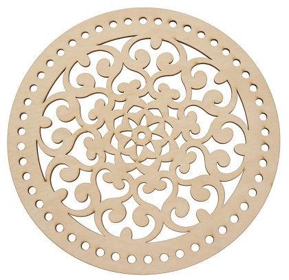 Mandala base uncinetto - 25 cm