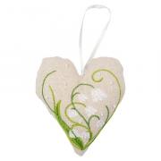 Decorazione cuore - Mughetto