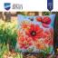 Cuscino - Papaveri e fiori selvatici