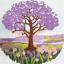 Jacaranda sur la plaine