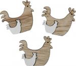 Gallina in legno