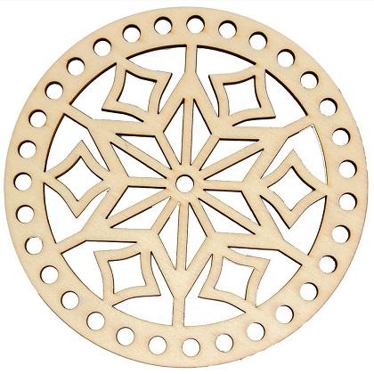 Mandala base uncinetto - 15 cm