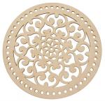 Mandala base uncinetto - 25 cm