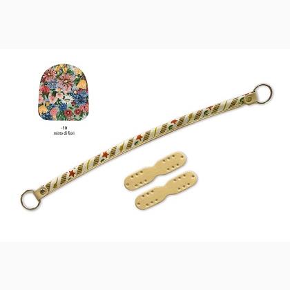 Manico per borsa misto di fiori