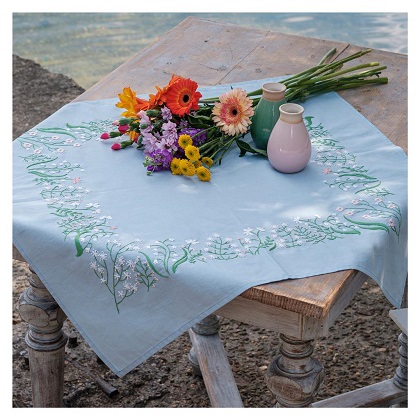 Tovaglia - Fiori color pastello