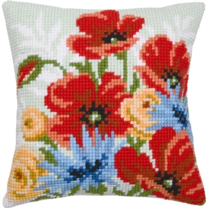 Cuscino - Bouquet di papaveri 2
