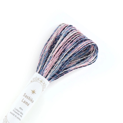 Filato Lamé per Sashiko - Multicolore Mix