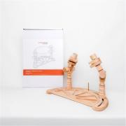 Supporto orizzontale da tavolo con ripiano e organizer