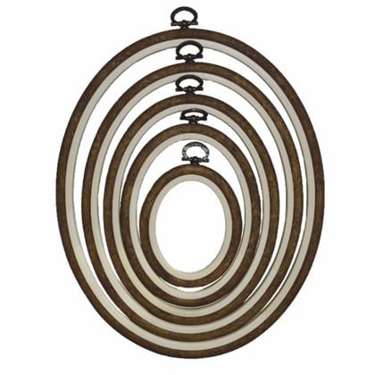Cornice Ovale 22 cm x 27 cm - Legno