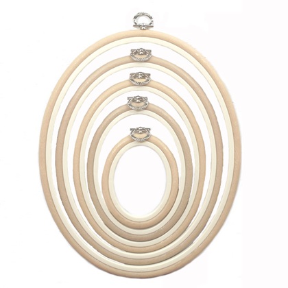 Cornice Ovale 18 cm x 23 cm - Sabbia