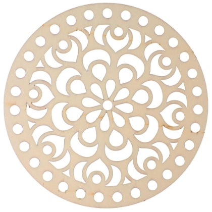 Mandala base uncinetto - 15 cm