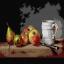 Natura morta con tazza, mele e pere (Jean Chardin)