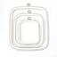 Cornice Quadrata 12.5 cm x 14.5 cm - Bianco