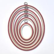 Cornice Ovale 22 cm x 27 cm - Rosso