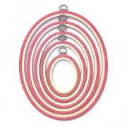 Cornice Ovale 8.5 cm x 10.5cm - Rosa