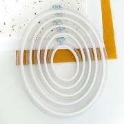 Cornice Ovale 18 cm x 23 cm - Trasparente