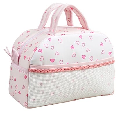 Beauty case - Cuoricini - Rosa