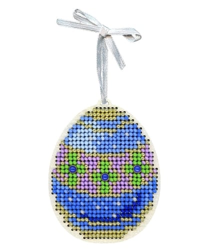 Blue and Gold Egg